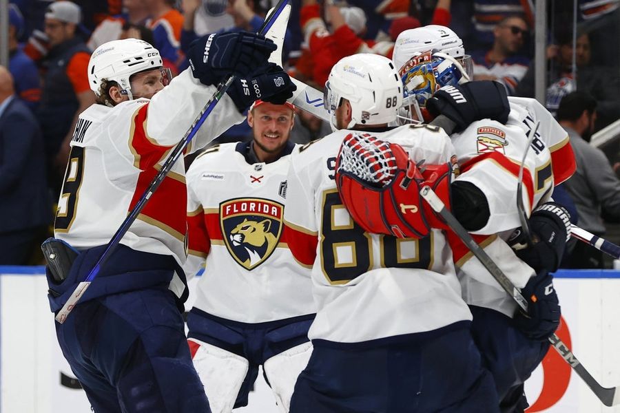 NHL: Stanley Cup Final-Florida Panthers at Edmonton Oilers